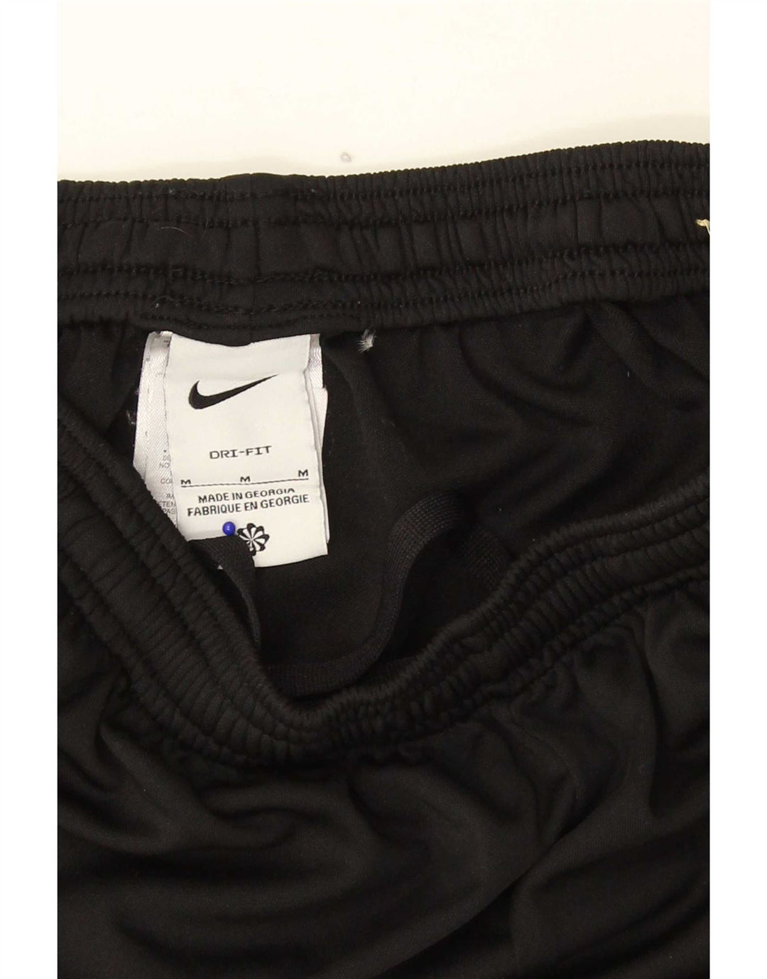 Nike Womens Dri Fit Calças de treino UK 12 Medium Black
