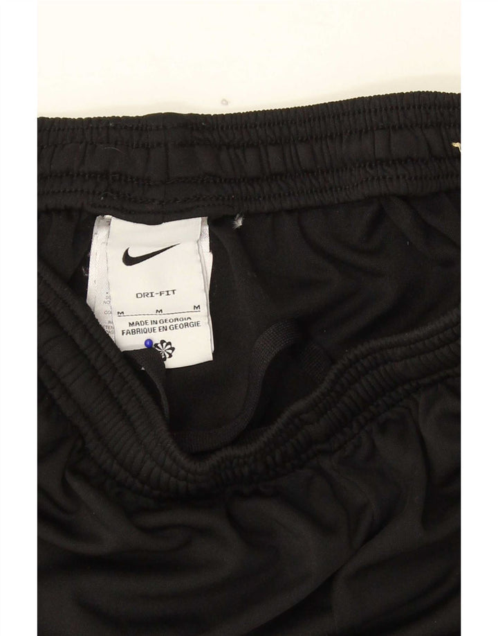 Nike Womens Dri Fit Calças de treino UK 12 Medium Black