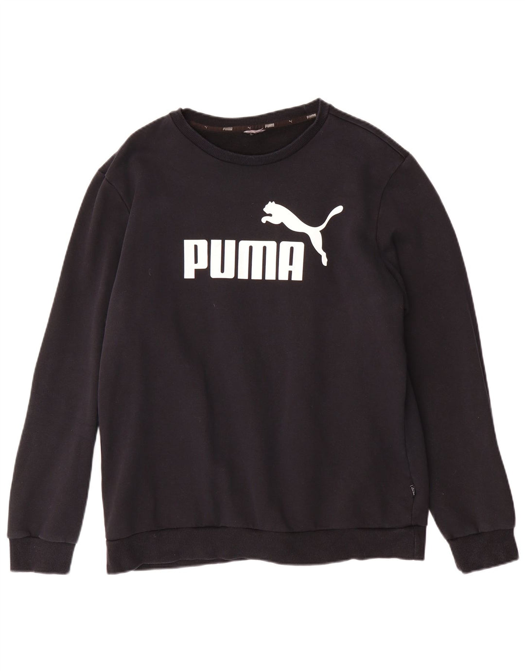 Puma Mens Graphic Moletom Jumper Grande Preto