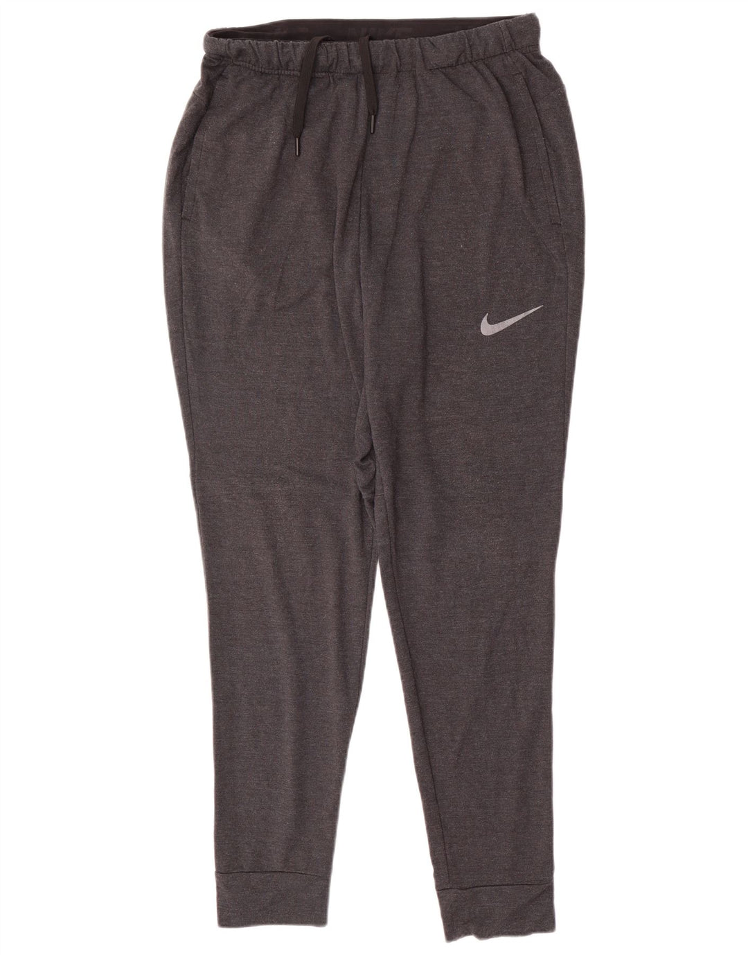 Calça de treino masculina Nike Joggers cinza médio manchado de viscose