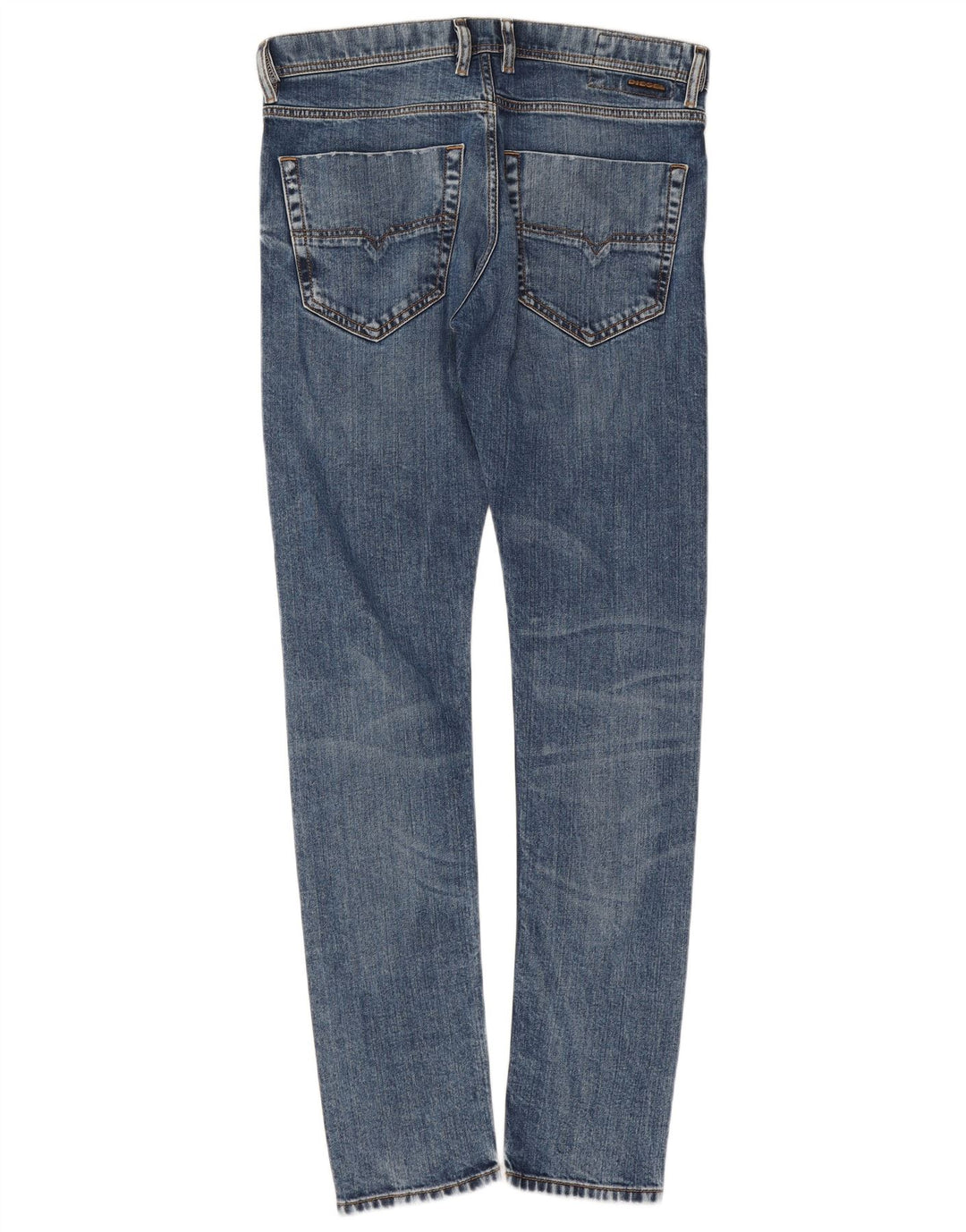 Diesel Feminino Carrot Slim Jeans W30 L32 Azul Algodão