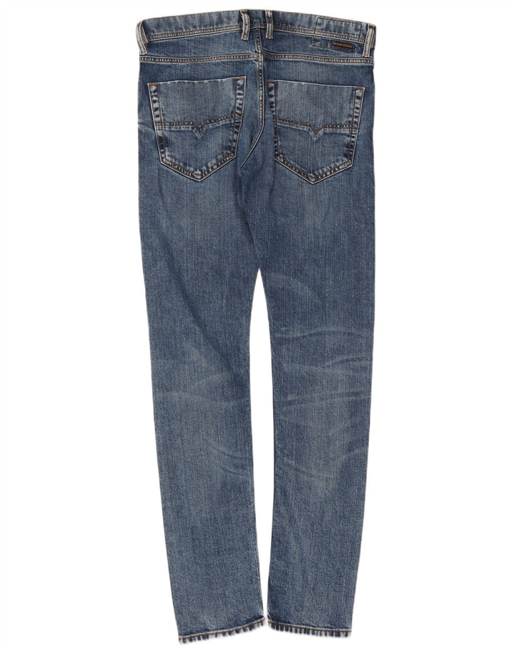 Diesel Feminino Carrot Slim Jeans W30 L32 Azul Algodão