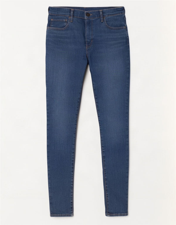 Calça jeans feminina Levi's 720 High Rise Super Skinny W30 L32 azul algodão