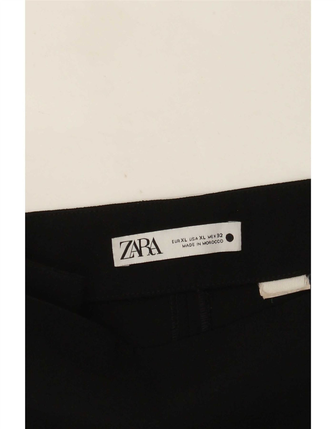 Mini saia feminina Zara XL W32 preta