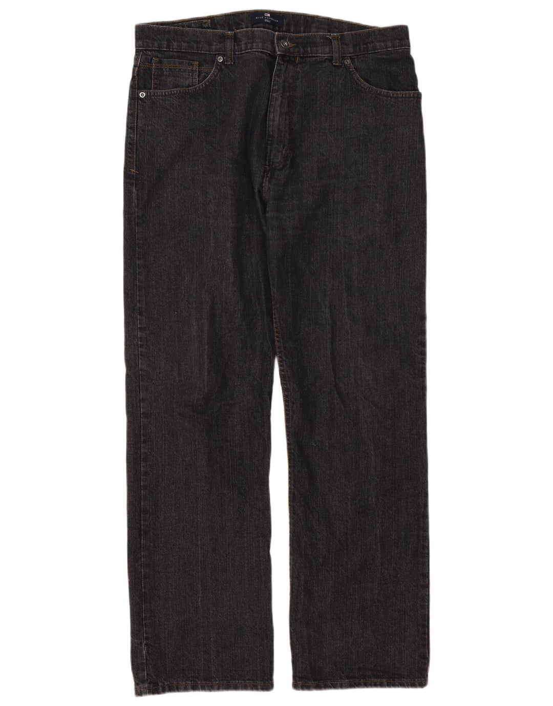 Marks & Spencer Masculino Blue Harbor Straight Straight Jeans W38 L31 Cinza