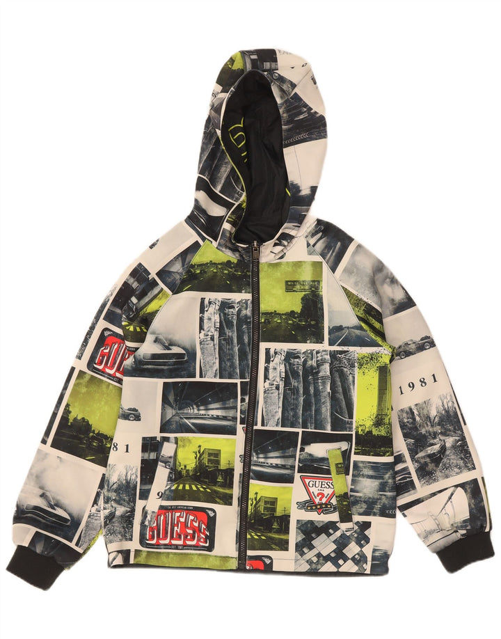Casaco Reversível Guess Boys Graphic 11-12 Anos Multicolorido Geométrico