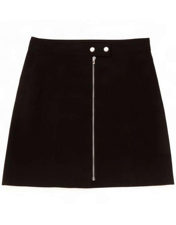 Warehouse Womens Mini Skirt UK 12 Medium W29 Black Polyester
