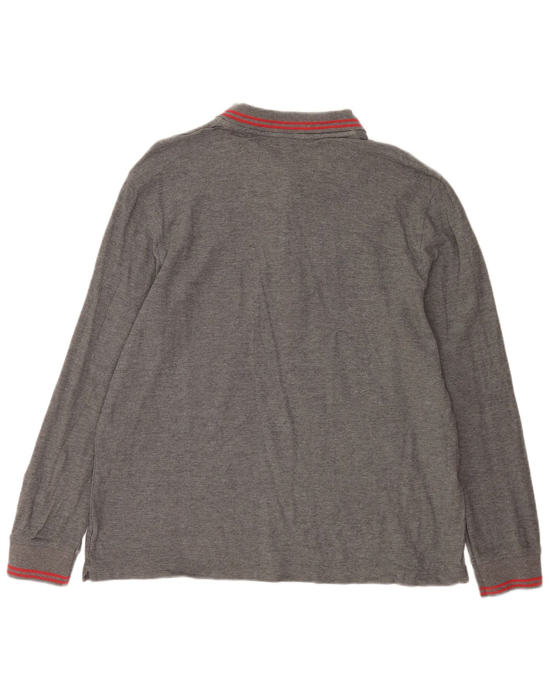 Camisa polo masculina de manga comprida Lotto 2XL cinza