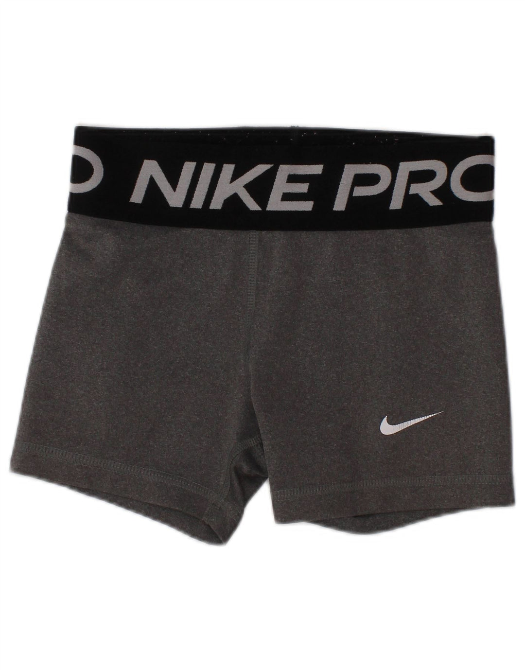 Shorts esportivos gráficos NIKE para meninas Dri Fit 6-7 anos XS cinza poliéster