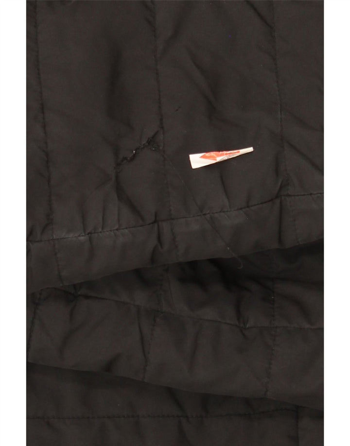 Jaqueta acolchoada reversível feminina The North Face UK 14 poliéster preto médio