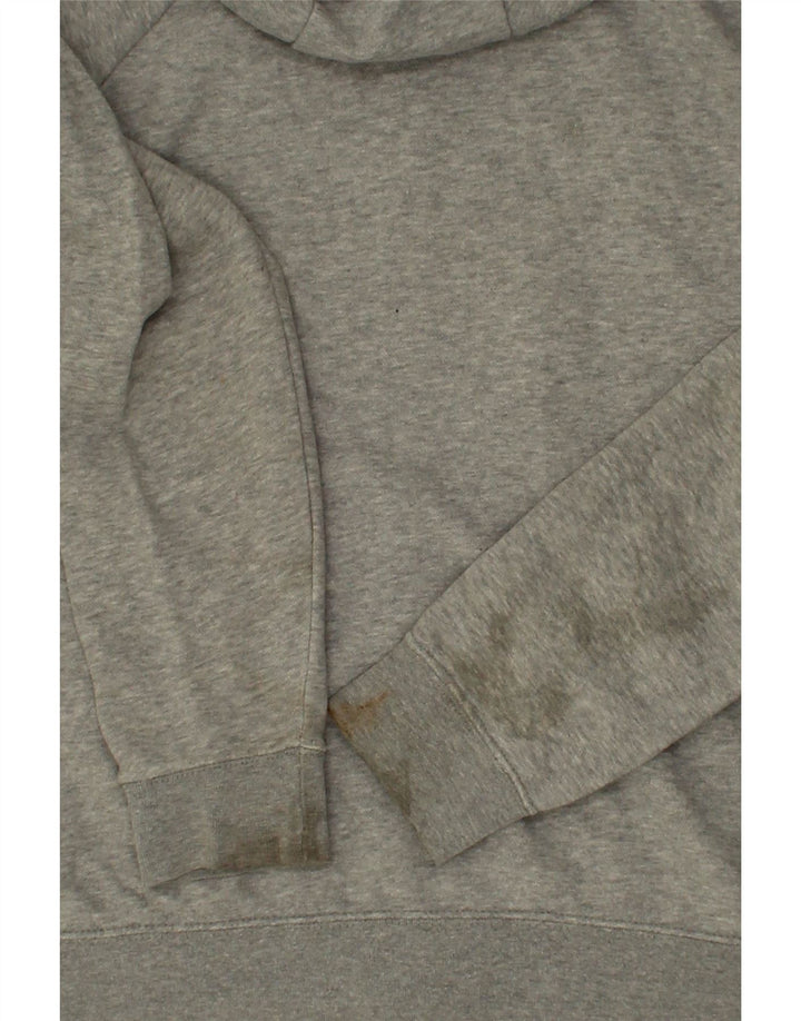 NIKE Womens Zip Hoodie Sweater UK 10 Small Grey Cotton Vintage Nike and Second-Hand Nike from Messina Hembry 