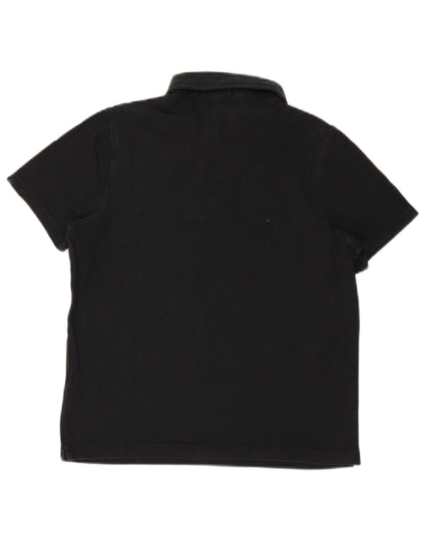 Camisa polo masculina K-Way pequena preta
