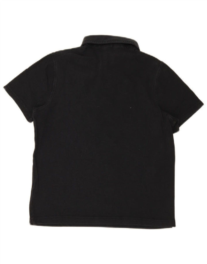 Camisa polo masculina K-Way pequena preta