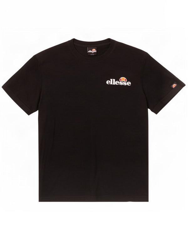 Camiseta masculina Ellesse Top médio algodão preto