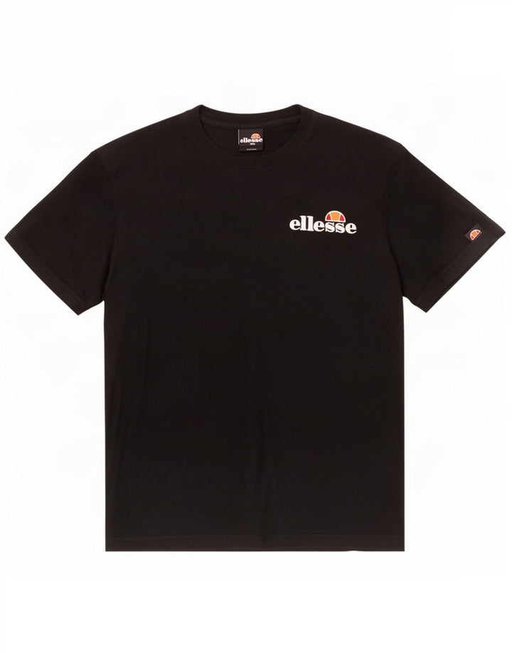 Camiseta masculina Ellesse Top médio algodão preto
