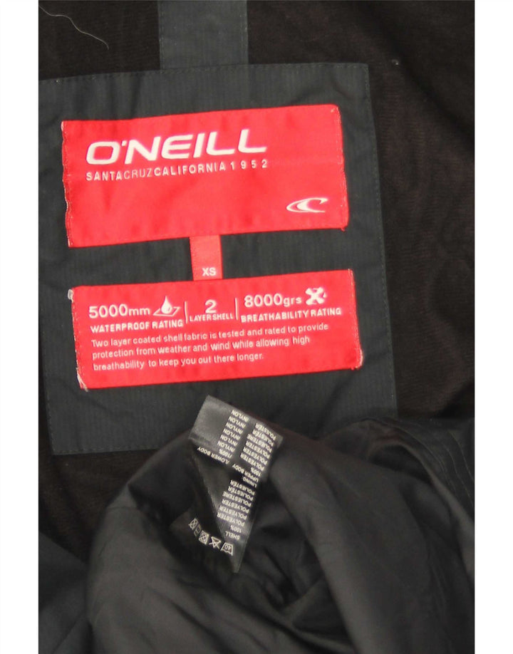 Jaqueta corta-vento masculina O'Neill com capuz gráfico UK 34 XS poliéster preto