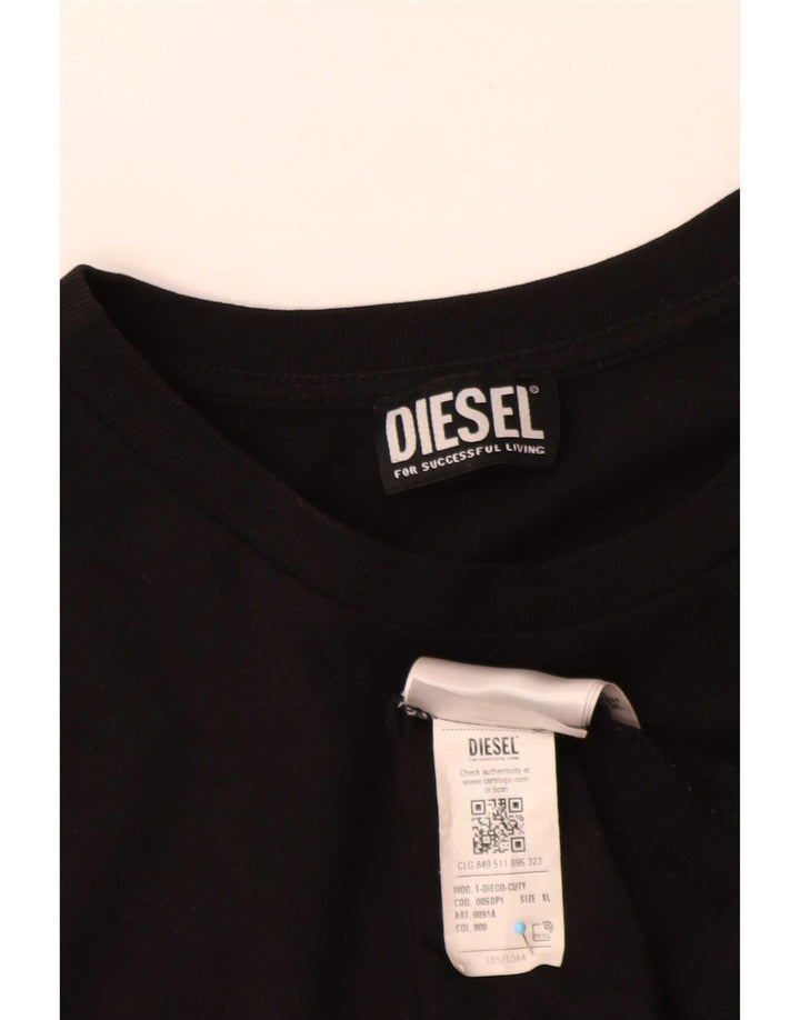 Camiseta masculina diesel Diesel Top XL algodão preto