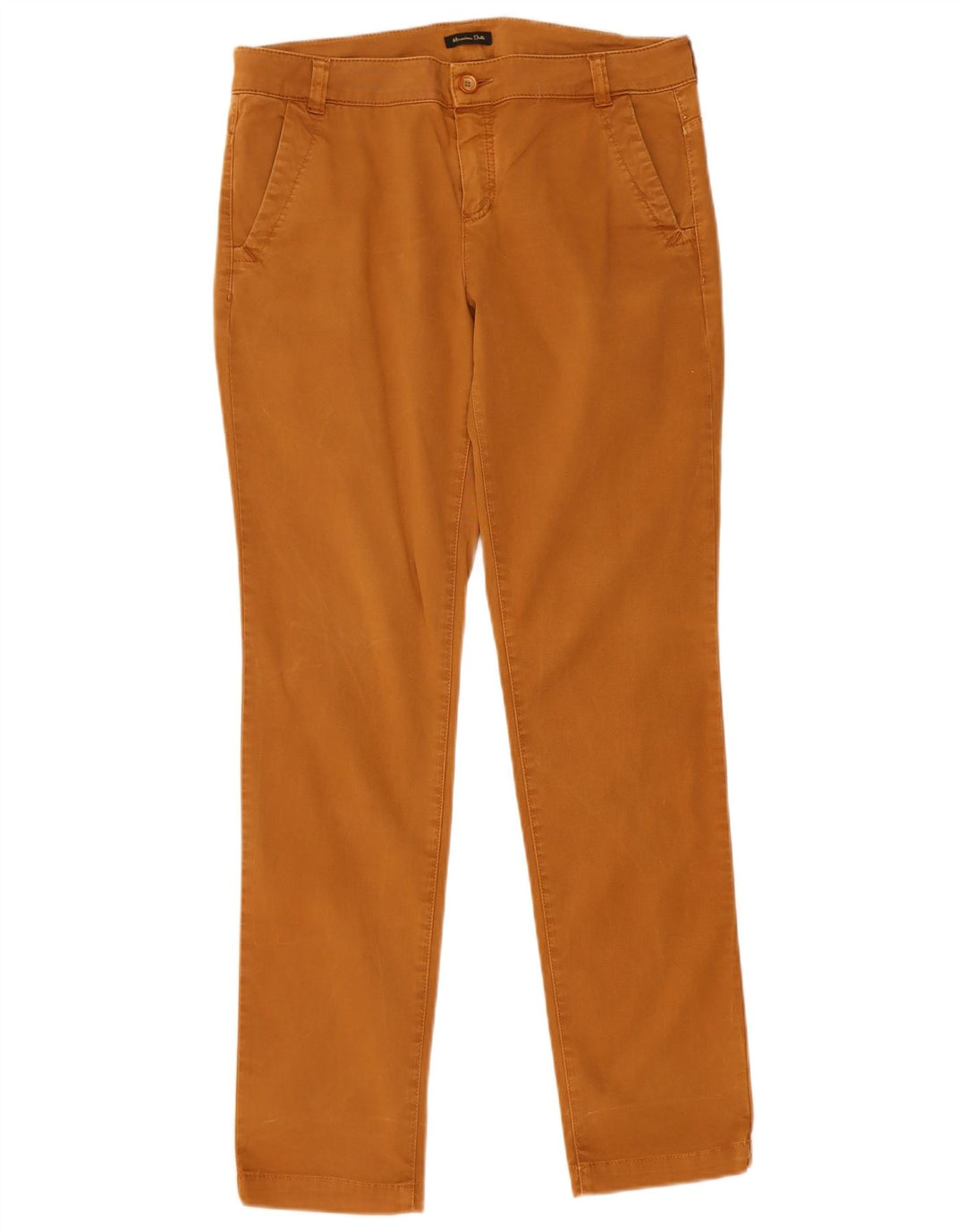 Calça Chino Feminina MASSIMO DUTTI EU 40 Médio W30 L31 Algodão Marrom