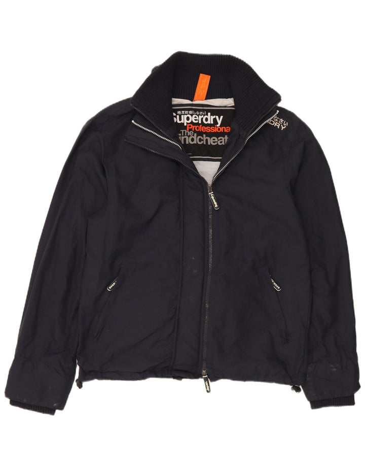 Jaqueta de chuva masculina SUPERDRY The Windcheater Graphic UK 40 grande azul marinho