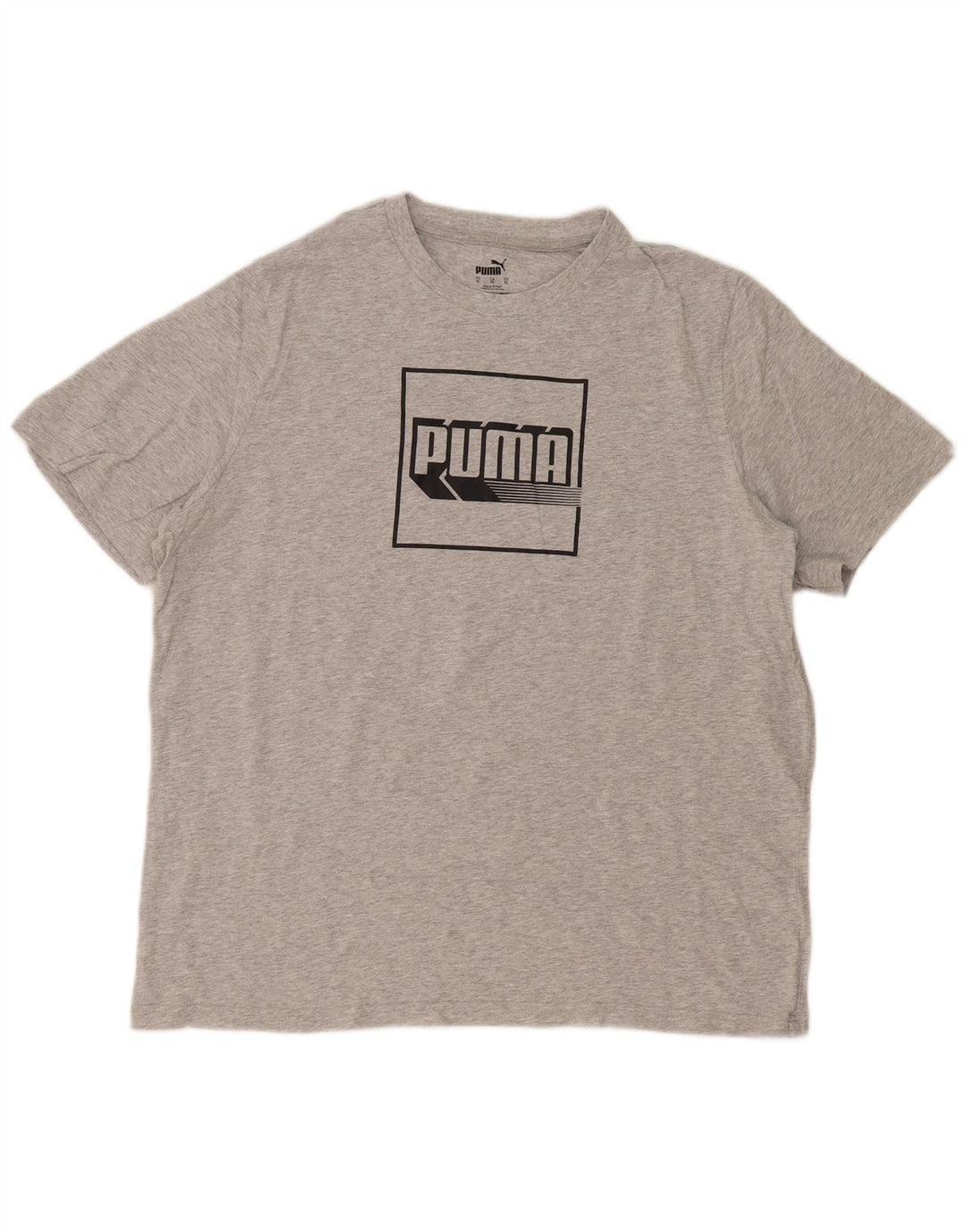 Camiseta masculina Puma Graphic Top XL cinza manchado