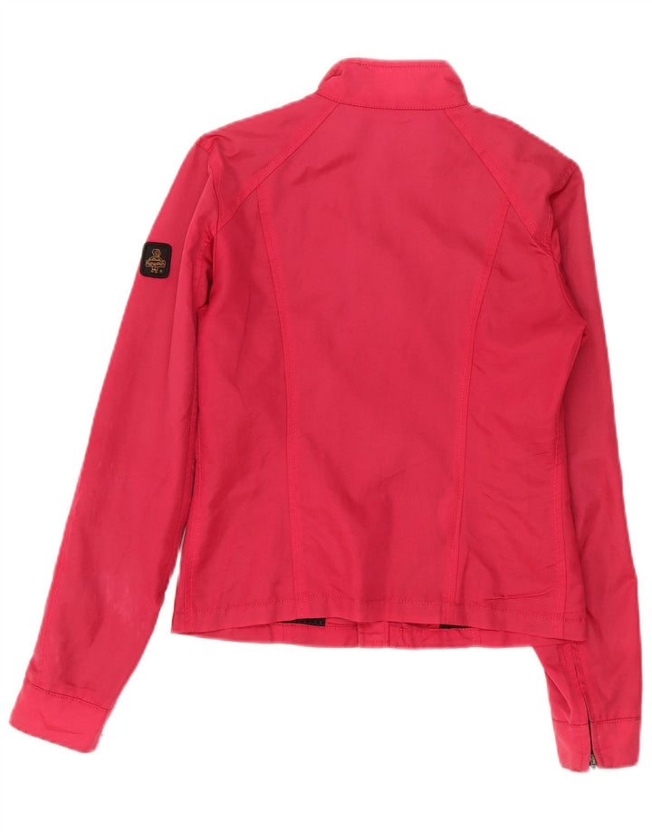 Jaqueta de chuva feminina Refrigiwear IT 40 pequena poliamida rosa