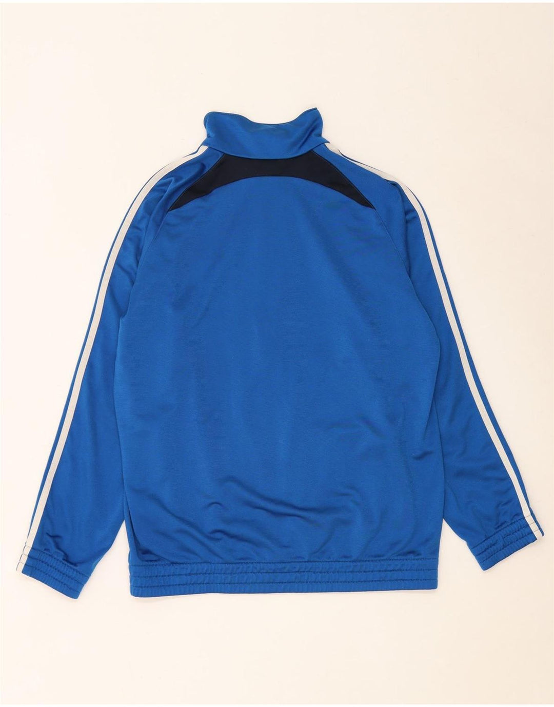 ADIDAS Meninos Treino Top Jaqueta 15-16 Anos Azul Colorblock Poliéster