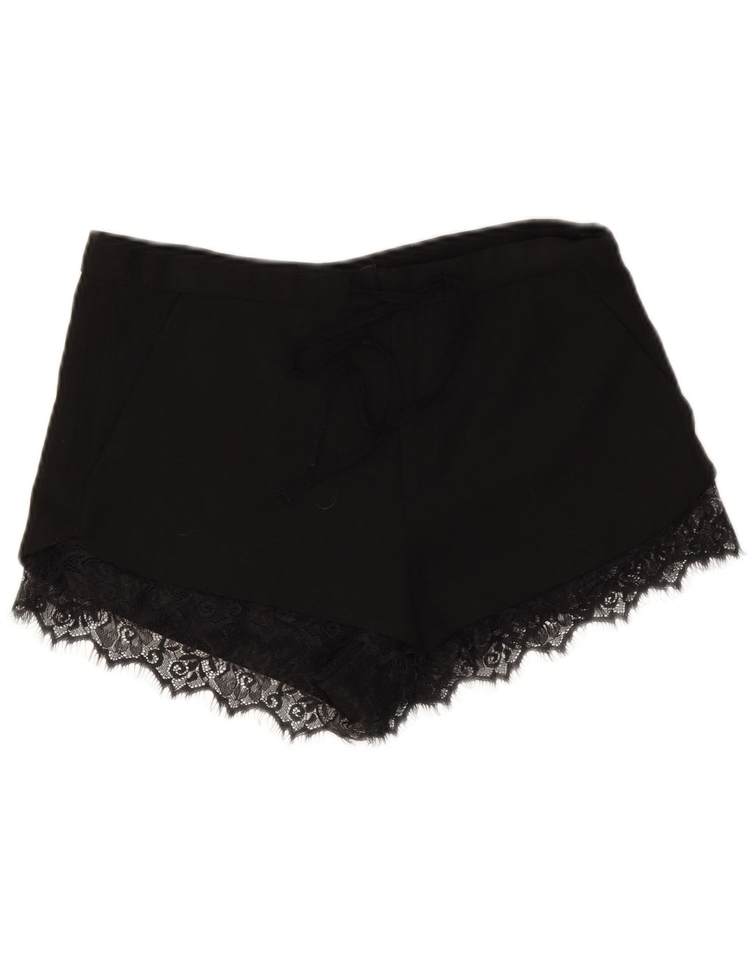 Calça quente feminina Zara pequena W26 preta