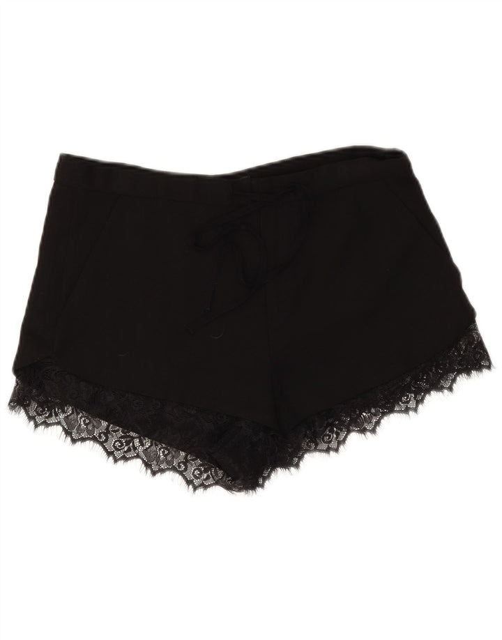 Calça quente feminina Zara pequena W26 preta