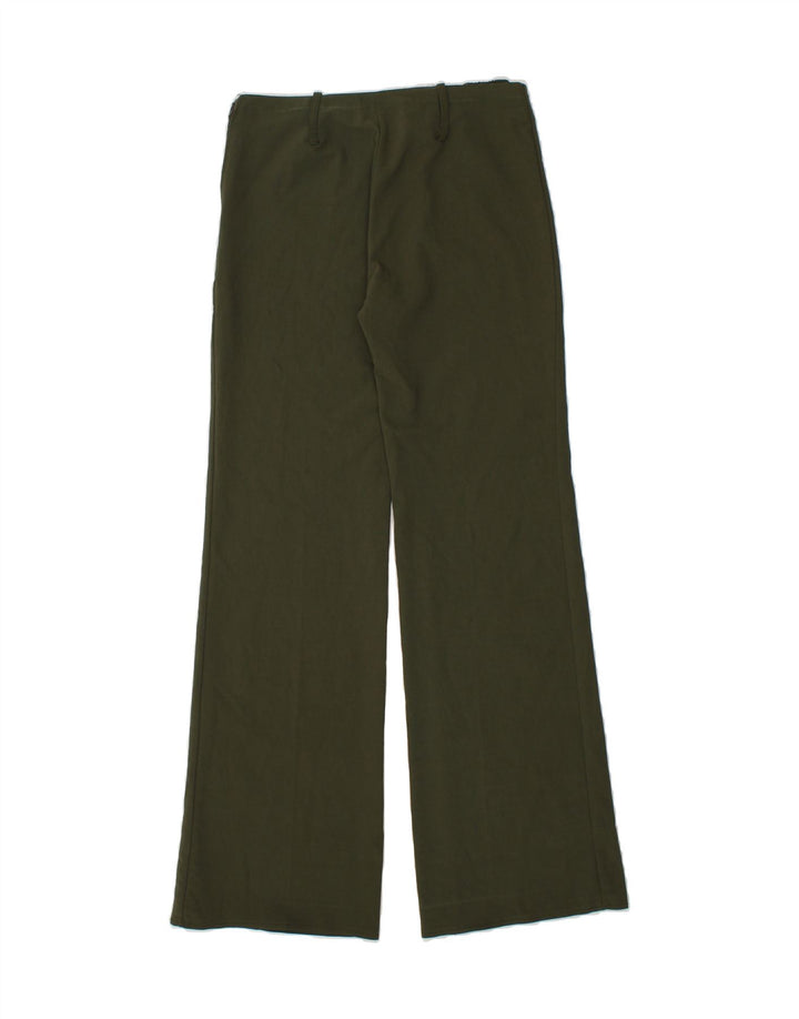 TERRANOVA Womens Flare Casual Trousers W34 L32 Green Vintage Terranova and Second-Hand Terranova from Messina Hembry 