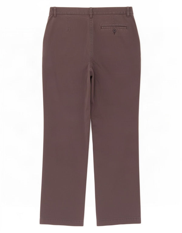 Calça chino reta masculina Marks & Spencer Blue Harbor W34 L33 marinho