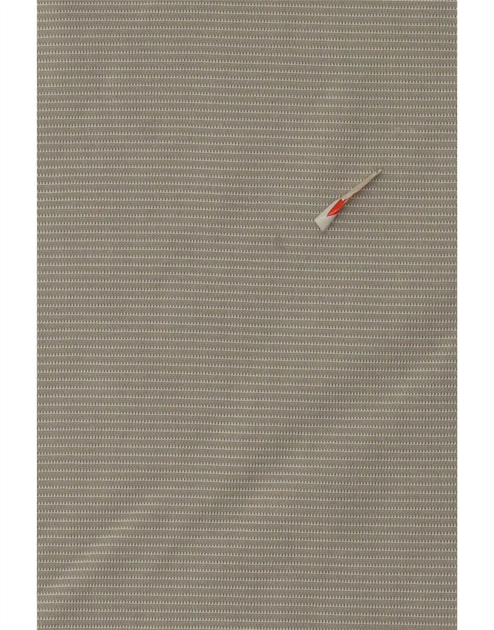 Camisa polo masculina Zara grande algodão listrado cinza