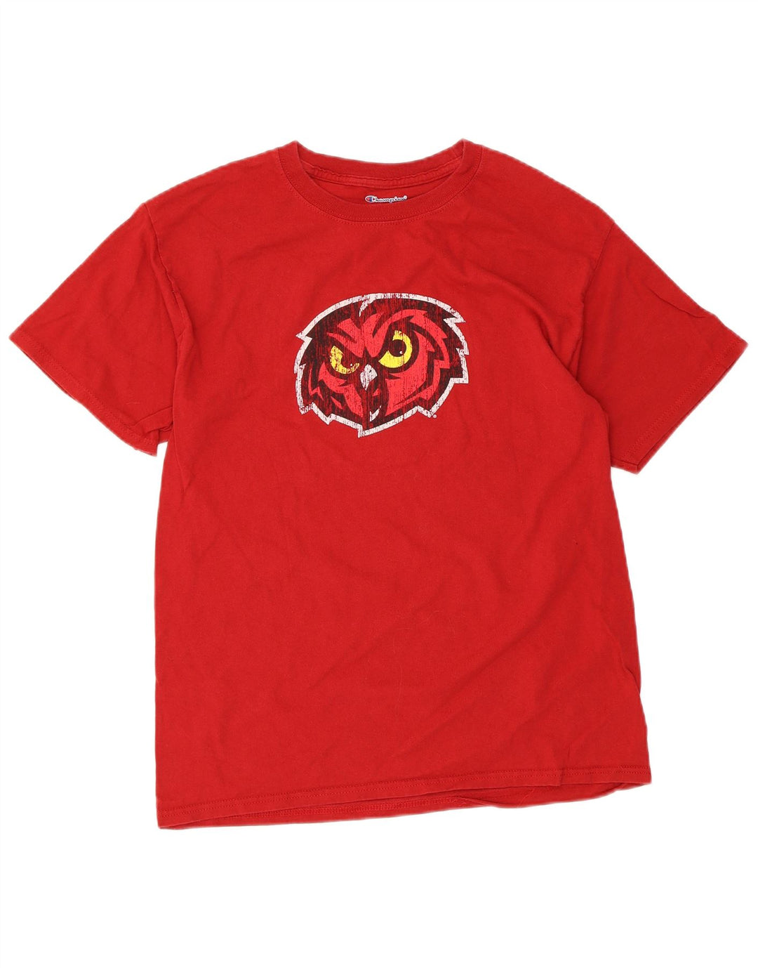 Camiseta gráfica masculina Champion Top Médio Vermelho