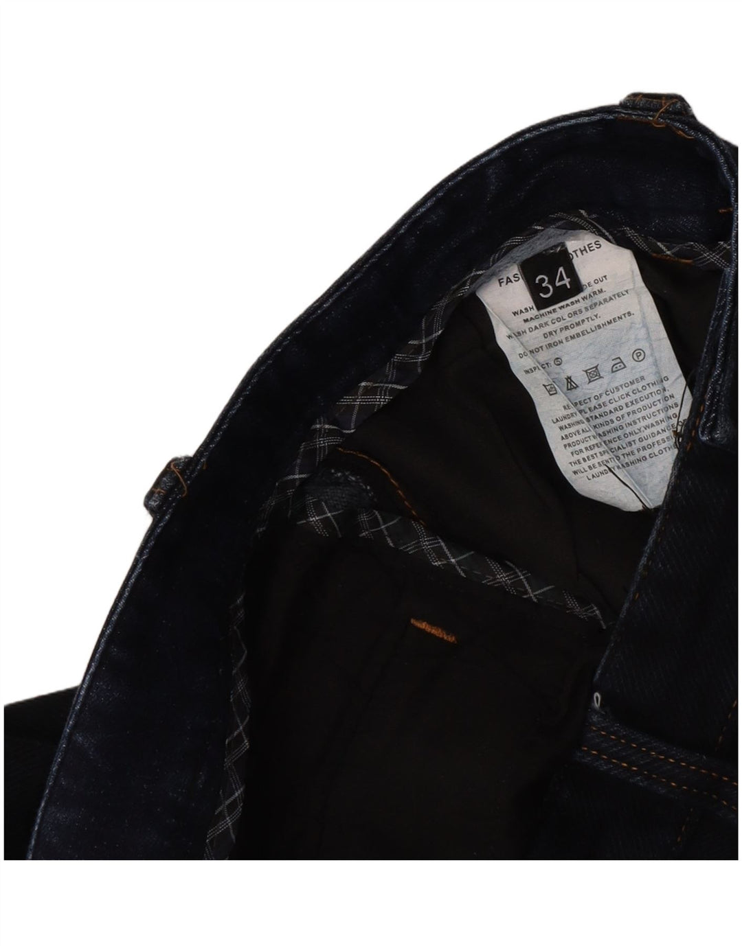 Tommy Hilfiger Masculino Capri Jeans W34 L22 Azul Marinho