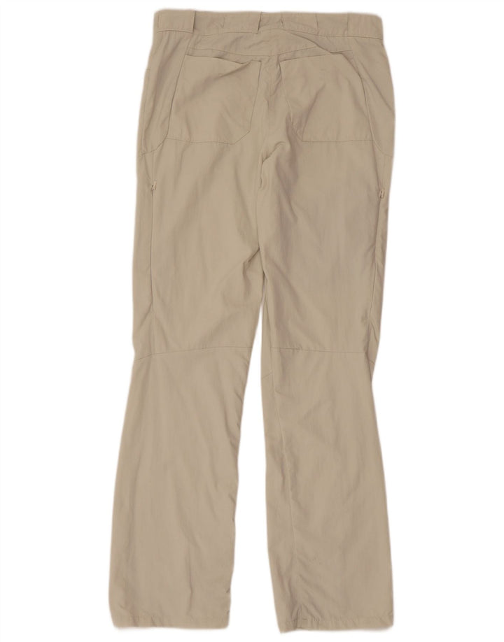 Calça cargo feminina Jack Wolfskin Reino Unido 8 pequena W30 L31 poliamida bege