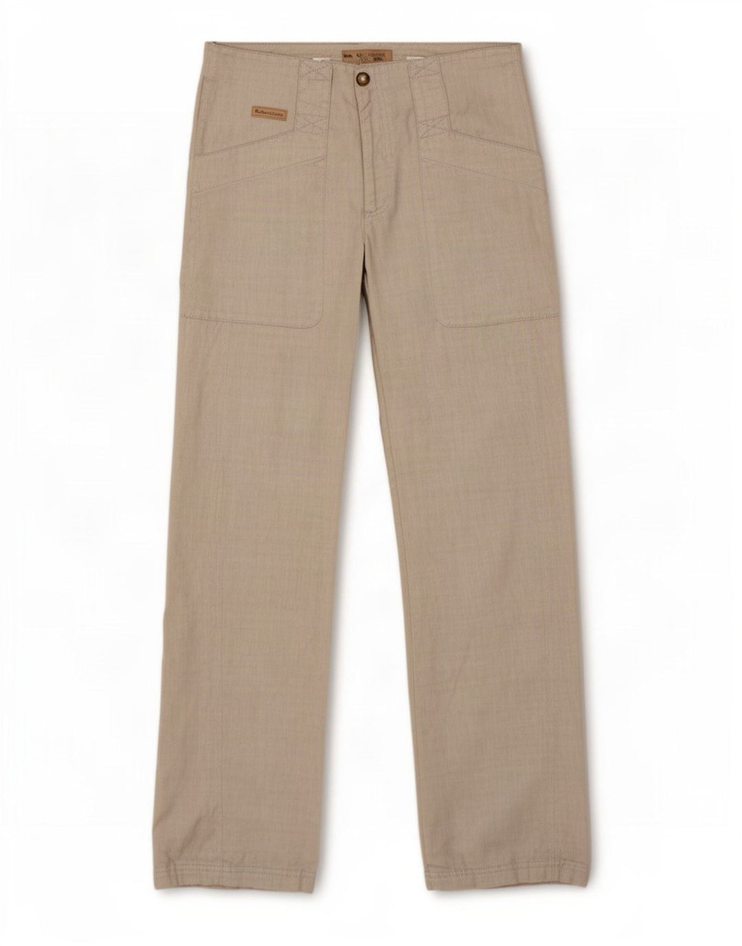 Calça cargo feminina Marlboro Classics EU 42 grande W30 L30 bege