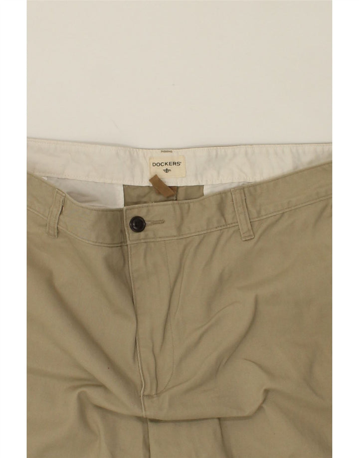 DOCKERS Mens Chino Shorts W38 XL Green Cotton Vintage Dockers and Second-Hand Dockers from Messina Hembry 