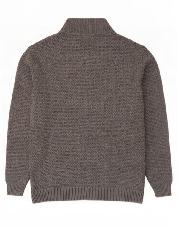 Suéter cardigã masculino Jack & Jones XL cinza colorblock algodão