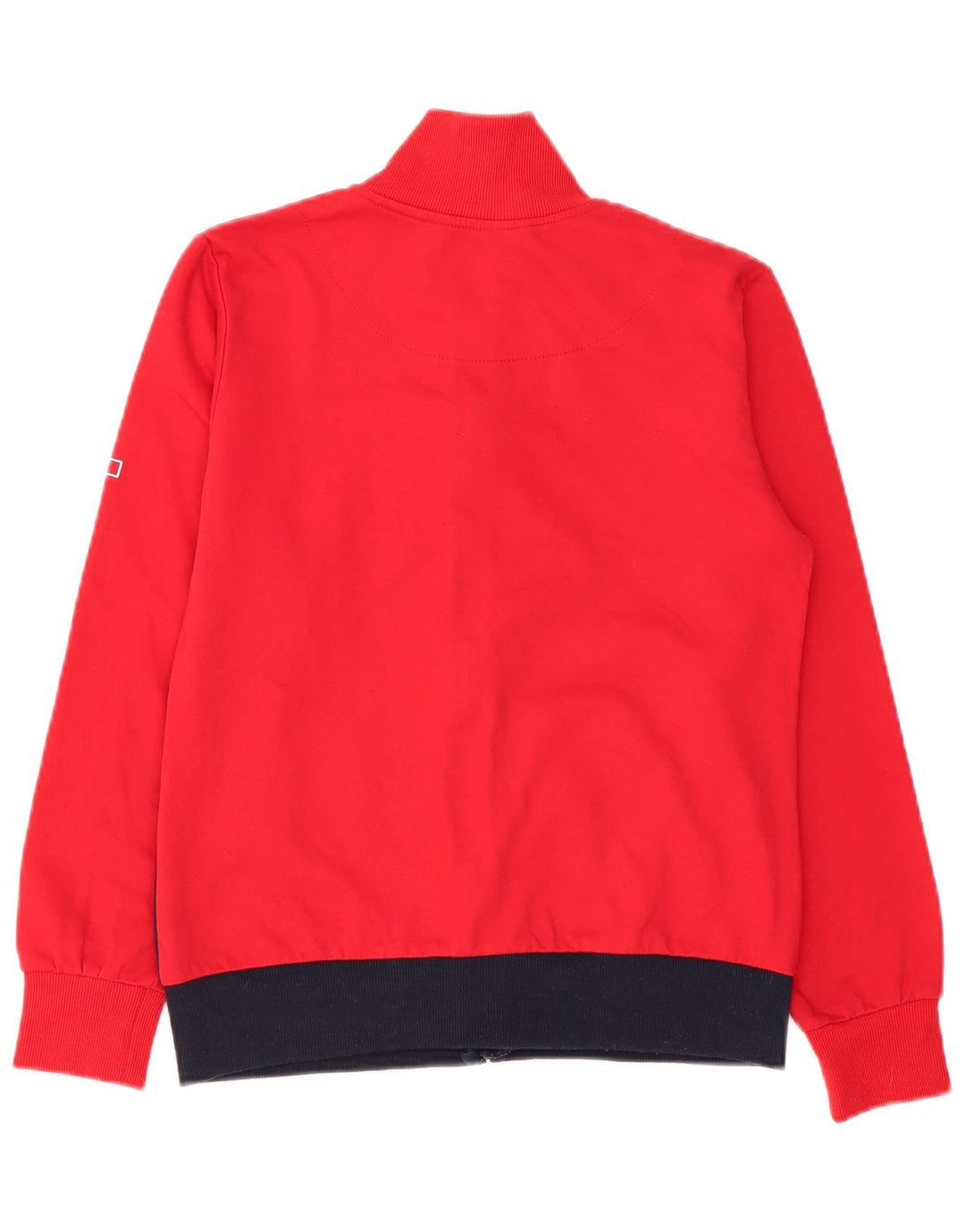 Jaqueta feminina de agasalho Umbro Reino Unido 10 pequeno algodão colorblock azul marinho