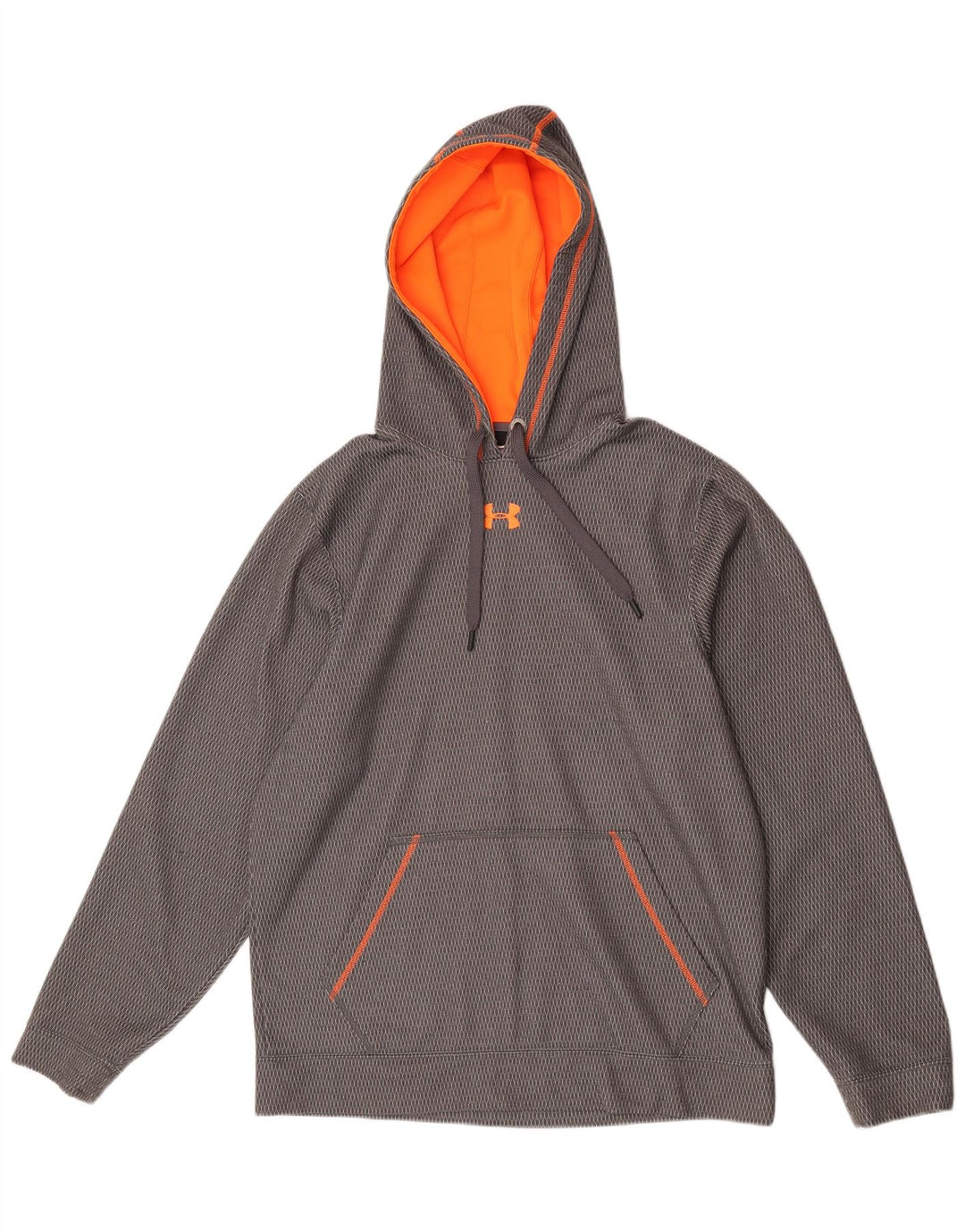 Under Armour Masculino moletom com capuz cinza médio poliéster