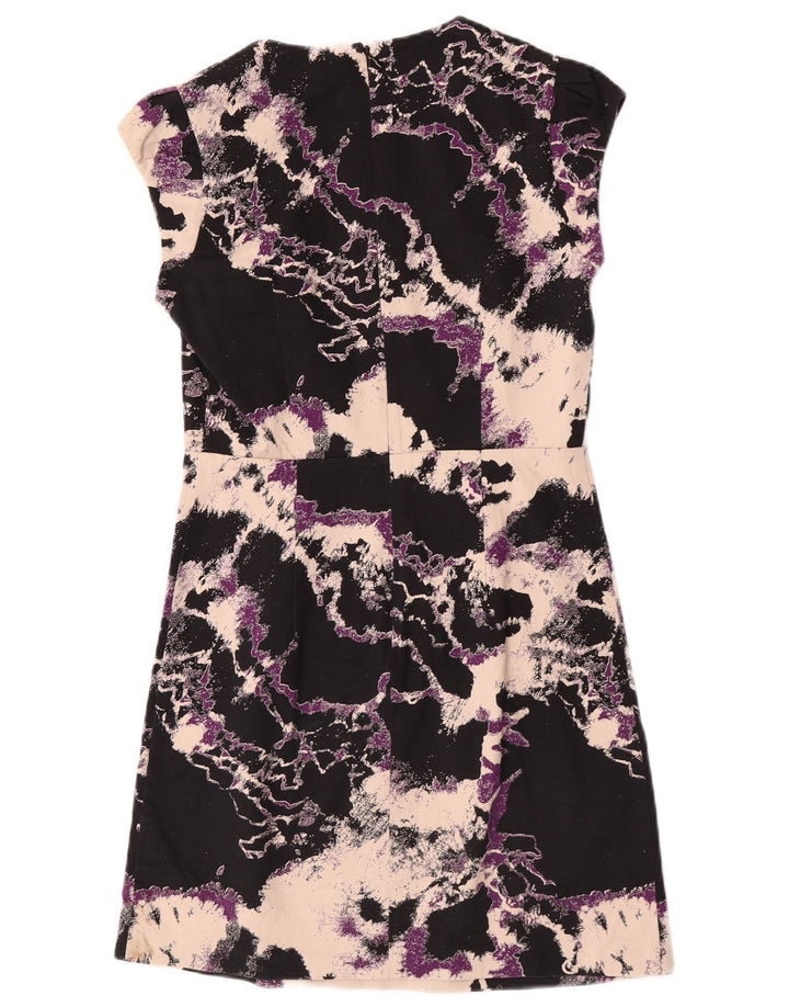 Vestido feminino linha A French Connection Reino Unido 10 pequeno azul marinho