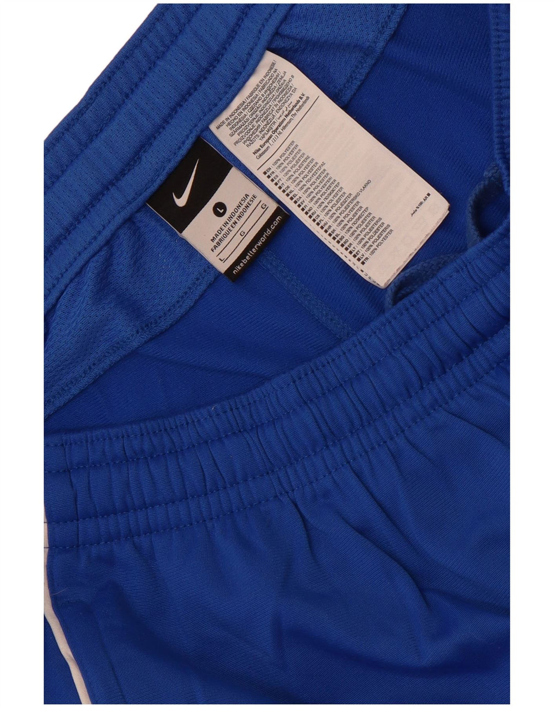 Calça de treino masculina Nike grande azul poliéster