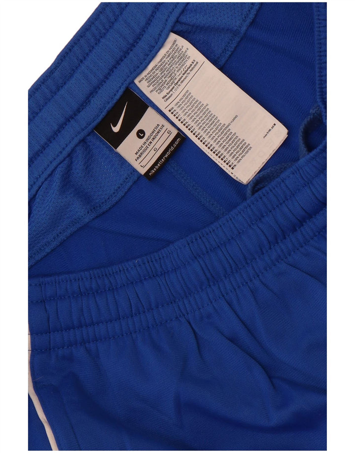 Calça de treino masculina Nike grande azul poliéster