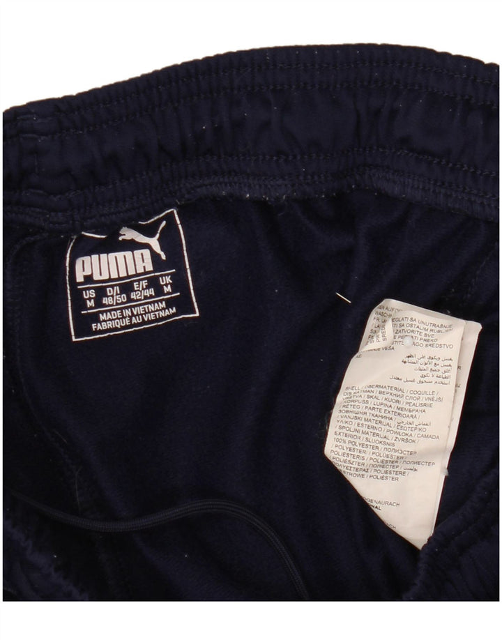 Calça de treino masculina Puma médio azul marinho poliéster