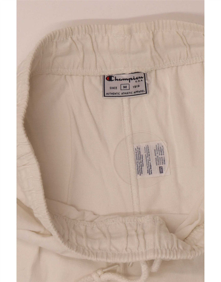 Calça de treino feminina Champion UK 12 algodão branco médio