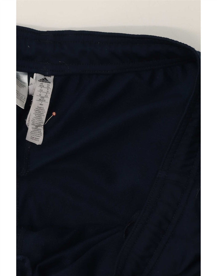 Calças de treino masculinas Adidas UK 52/54 2XL azul marinho poliéster