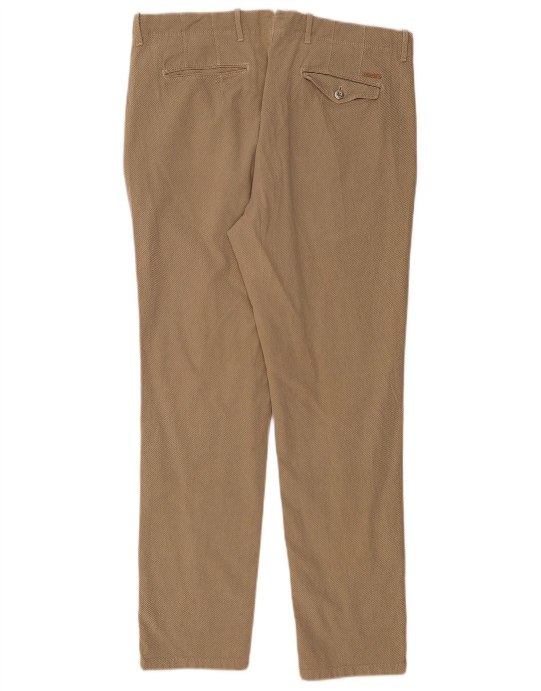 Calça Chino Masculina Slim Fit MASSIMO DUTTI EU 46 XL W36 L30 Algodão Bege