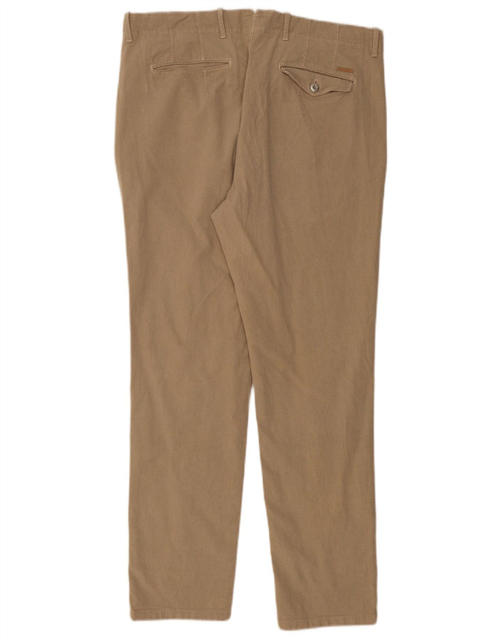 Calça Chino Masculina Slim Fit MASSIMO DUTTI EU 46 XL W36 L30 Algodão Bege