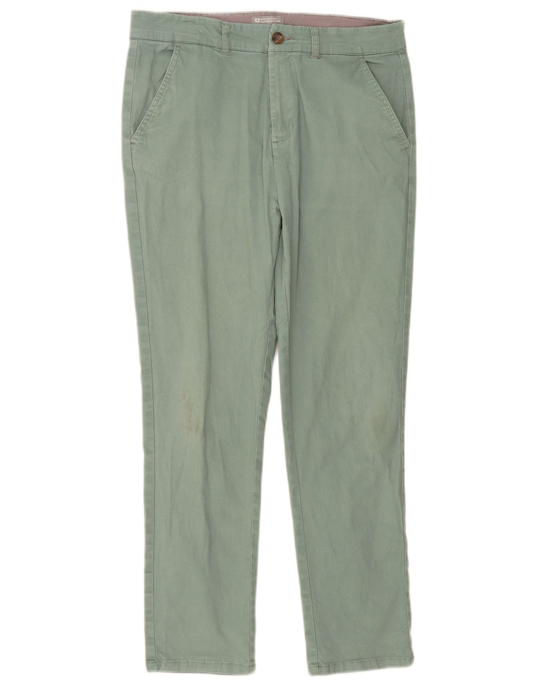 MOUNTAIN WAREHOUSE Calça Chino Masculina Slim W32 L29 Verde