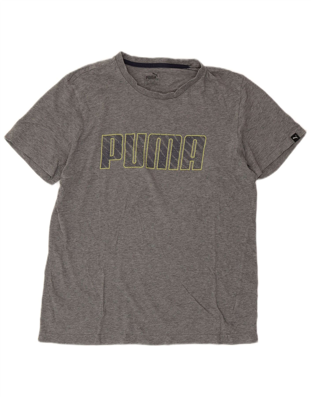 Camiseta gráfica masculina PUMA grande cinza