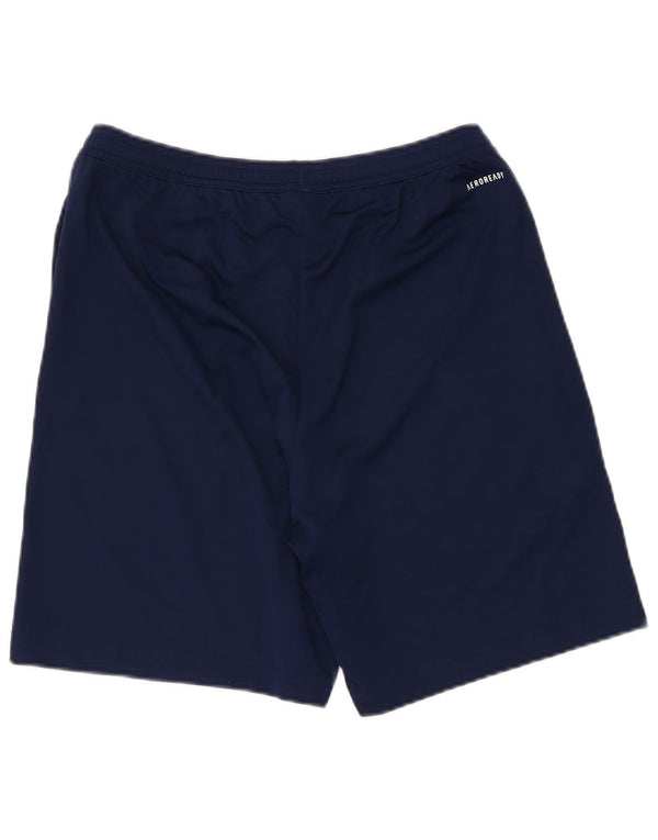 Adidas Mens Aeroready Sport Shorts Médio Azul Marinho Poliéster